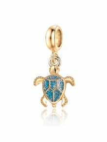 9件套，欧美工艺，时尚精致，用途广泛，包含星星、心形、海龟、螃蟹和串珠聚合物粘土吊坠。 - 彩色 - 查看 8