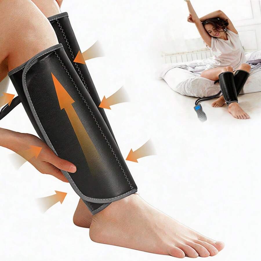 FollowBreak Máy mát xa chân điện sạc lại được với chức năng nén khí, thích hợp cho bắp chân, thiết bị mát xa chân cầm tay với chức năng bơm và xả khí, món quà lý tưởng cho cha mẹ, nam giới và phụ nữ. - Nhiều màu - Xem 1