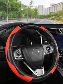 1 chiếc bọc vô lăng, bọc vô lăng thể thao bằng sợi carbon, co giãn. - Nhiều màu - Xem 10