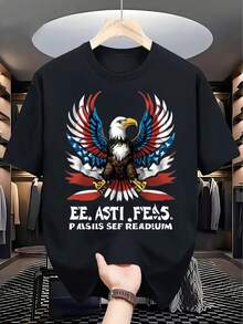 Fashionable Men's T-Shirt - Black - View 6