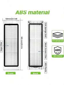 适用于小米 S6 / S5 Max / S5 / S6 Pure / S6 Maxv / S60 / S65 扫地机器人的配件套装，包含替换零件、主刷、HEPA 滤网、边刷及其他配件。 - 查看 6
