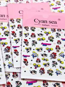 Hình dán 3D dễ thương, Quà tặng sáng tạo, Hình dán hoạt hình tự làm - Nhiều màu - Xem 3