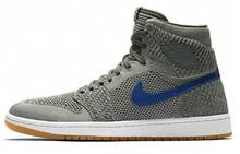Air Jordan 1 Retro High Flyknit GS Clay Green GS Green - Green - View 1