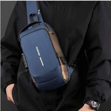 Men Crossbody Bags - Royal Blue - View 3