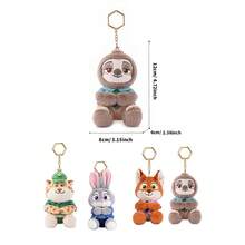 Miniso Disney Zootopia Nick / Flash / Clawhauser / Judy Crazy Holiday Pendant, Cute Holiday Themed Design, Multi-Functional For Bag Hanging And Home Decoration, Perfect Heartfelt Gift(1 PC) - Multicolor - View 7