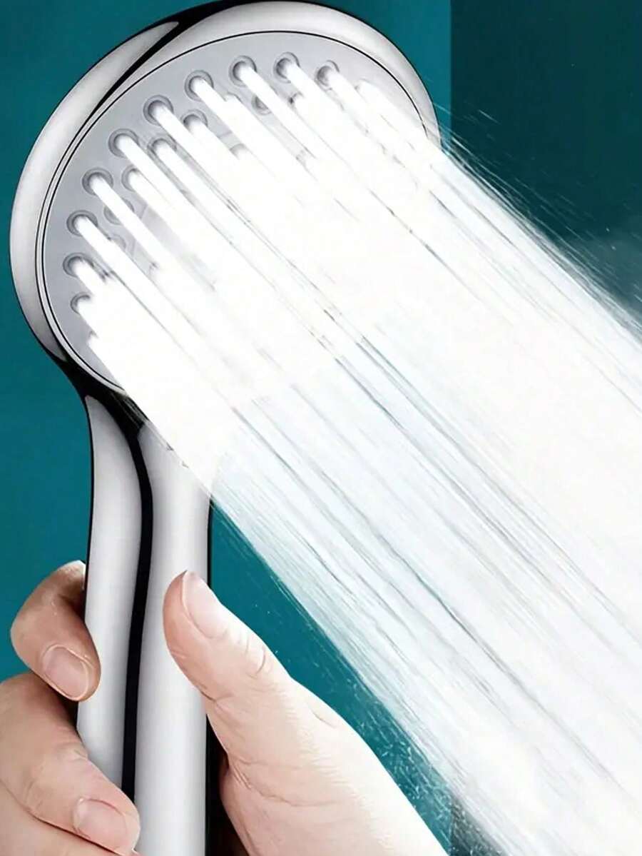 Juego de ducha de mano de alta presión con 5 ajustes, manguera flexible de 1,5 m, ajustable para lluvia y masaje, adecuado para uso doméstico en el baño, adultos, mascotas y limpieza diaria, solo para uso en la ducha