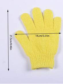 1/2/5pcs Reusable Exfoliating Bath Gloves, Suitable For Scrubbing, Back Massage, Body Exfoliation, Ideal Accessory For Body Cleansing; Also Available In 10/20pcs, Suitable For Bathing, Facial Care, Spa, Hand Washing, Deep Dead Skin Removal - Bath Gloves - View 10