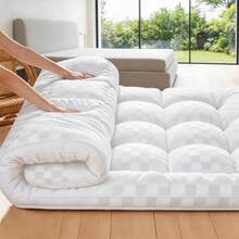 Ultra Plush  Mattress Protector – Foldable & Space-Saving, Cloud Soft Thick Pad, Twin/Full/Queen/King - White - View 12