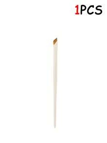 5/3/1pcs Pincel de Delineador Cerâmico em Forma de Nuvem, Pincel de Sobrancelha, Pincel Angulado Ultrafino para Desenho Preciso de Delineador, Pincel de Maquilhagem em Forma de Foice, Ferramenta de Beleza Portátil, Pincel de Delineador - Multicolorido - Ver 7