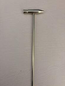 1个迷你手工锤，不锈钢尖头槌，手工DIY皮革/珠宝锤击工具，家用小锤，重型不锈钢珠宝制作锤，卡林巴琴调音锤 - 多功能工具，防刮设计，精准敲击，满足业余爱好者和专业人士的需求。 - 白色 - 查看 11