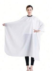 1 pieza Capa para salón de peluquería para teñir y hacer permanente, delantal para adultos para peluquería, bata para cortar y colorear el cabello que no se pega - Multicolor - Ver 5
