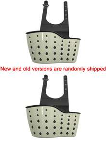 1 giỏ treo cống bồn rửa kèm hộp đựng silicon, dây đeo điều chỉnh được, có thể dùng làm giá đựng miếng bọt biển, giỏ đựng đồ dưới vòi nước hoặc túi đựng đồ nhà bếp. (Vui lòng cân nhắc kỹ trước khi mua vì sản phẩm có kèm miếng bọt biển, không nên mua kèm!) - Nhiều màu - Xem 17