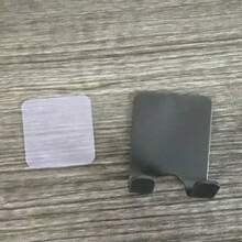 1个浴室螺旋式吹风机支架，粘性壁挂式收纳架，无需钻孔即可拆卸吹风机整理架，家用浴室美发工具收纳架 - 銀色 - 查看 11