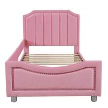 Kids Bed Frames, Headboards & Footboards - Pink + Solid Wood + 90cm*200cm - View 10