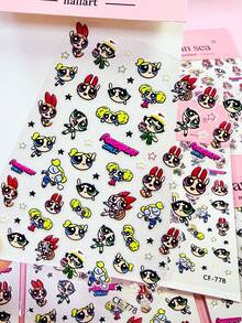 Hình dán 3D dễ thương, Quà tặng sáng tạo, Hình dán hoạt hình tự làm - Nhiều màu - Xem 4