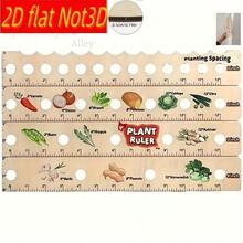 2D Flat Plant Tape Measure Seeder And Gardening Guide - Large Size (Cm/Inch) Measurement Suitable For Vegetables, Flowers, Herbs - Outdoor/Indoor Gardening Tool - Seed Spacing Guide With Pre-Drilled Holes - Suitable For Beginners And Experts - Gardening Measuring Tape, Suitable For Raised Beds, Farms, Backyards - Long-Lasting Gardening Tool - A - View 5