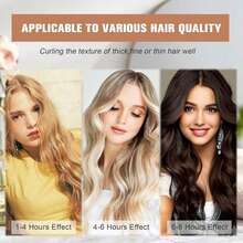 1 chiếc băng đô uốn tóc không cần nhiệt màu vàng, băng đô uốn tóc gợn sóng tự nhiên có thể tái sử dụng, dụng cụ tạo kiểu tóc ngủ uốn xoăn tự nhiên mềm mại, không cần nhiệt, băng đô uốn tóc suốt đêm không cần nhiệt. - Một kích cỡ phù hợp cho tất cả - Xem 10