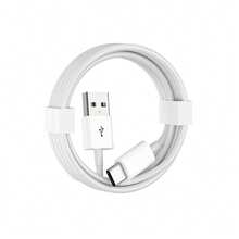 1-2条USB转USB-C高品质数据线，兼容 17/16/15充电，适用于苹果17/16/15 Pro/Pro Max/Plus Type-C接口，兼容iPad Pro 12.9/11、Air 5/4，支持CarPlay同步充电数据线 - 白色 - 查看 11