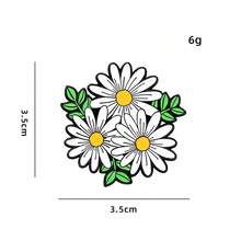 Plantes, fleurs, roses, broches, cadeaux de la Saint-Valentin, badges de marguerites blanches de dessin animé, accessoires vestimentaires, médailles, décorations pour la tenue quotidienne, cadeaux créatifs, etc. Cadeaux pour la mère, le père, la remise des diplômes et l'enseignant - Multicolore - Voir 9