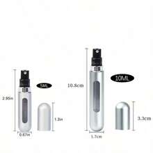 Bộ 5/2 chai xịt nước hoa mini có thể nạp lại, bộ nước hoa du lịch 5ml có thể nạp lại, vật dụng cần thiết cho Giáng sinh, chai nước hoa cỡ du lịch có thể nạp lại, chai xịt nước hoa du lịch có thể nạp lại, chai xịt nước hoa mini cầm tay có thể nạp lại, chai xịt nước hoa có thể nạp lại, bơm nạp lại, vật dụng cần thiết cho du lịch và hoạt động ngoài trời, phụ kiện không thể thiếu cho kỳ nghỉ và cắm trại, nước hoa dành cho nam và nữ - Nhiều màu - Xem 4