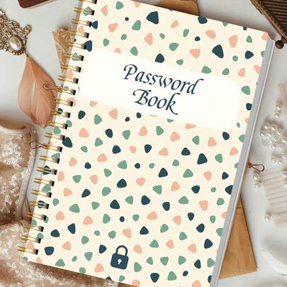 1 pieza Libro de contraseñas para personas mayores, cuaderno organizador de contraseñas A5 simple con sitios web, nombre de usuario y notas para un acceso y fácil, talla grande de 400 rastreador de inicio de sesión fácil de leer para suministros de oficina en el hogar y la escuela, regalo de aprecio al maestro Día de la Madre