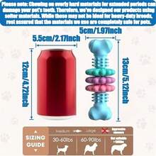 Durable Dog Chew Toy - Made Of Tough Thermoplastic Rubber, Geometric Design Helps Clean Teeth, Suitable For Training Small To Medium Dogs - View 3