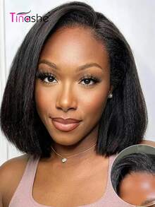 Tinashe Tóc giả kiểu bobo xoăn thẳng, phần đầu lộ ra ngoài tự nhiên, phù hợp cho trang phục Halloween, nghệ thuật làm móng, máy duỗi tóc, tóc giả liền mạch bằng tóc thật, trang điểm Halloween, tóc tiên nữ cosplay, tóc giả nàng tiên cá màu đen cho đám cưới, phụ kiện tóc. - SNatural - Xem 2