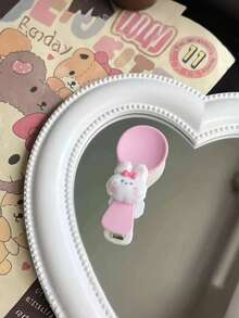 1 set Accessoires pour cheveux mignons en forme de cochon pain, pince à frange douce et chouchou pour queue de cheval, pinces à cheveux BB à la mode convenant pour le coiffage quotidien, cadeaux d'anniversaire, décorations de fête et faveurs de mariage - Taille unique - Voir 7