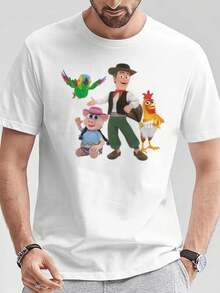 La Granja De Zenon Let'S Sign In The Farm Birthday T-Shirt. - 白色 - 查看 1