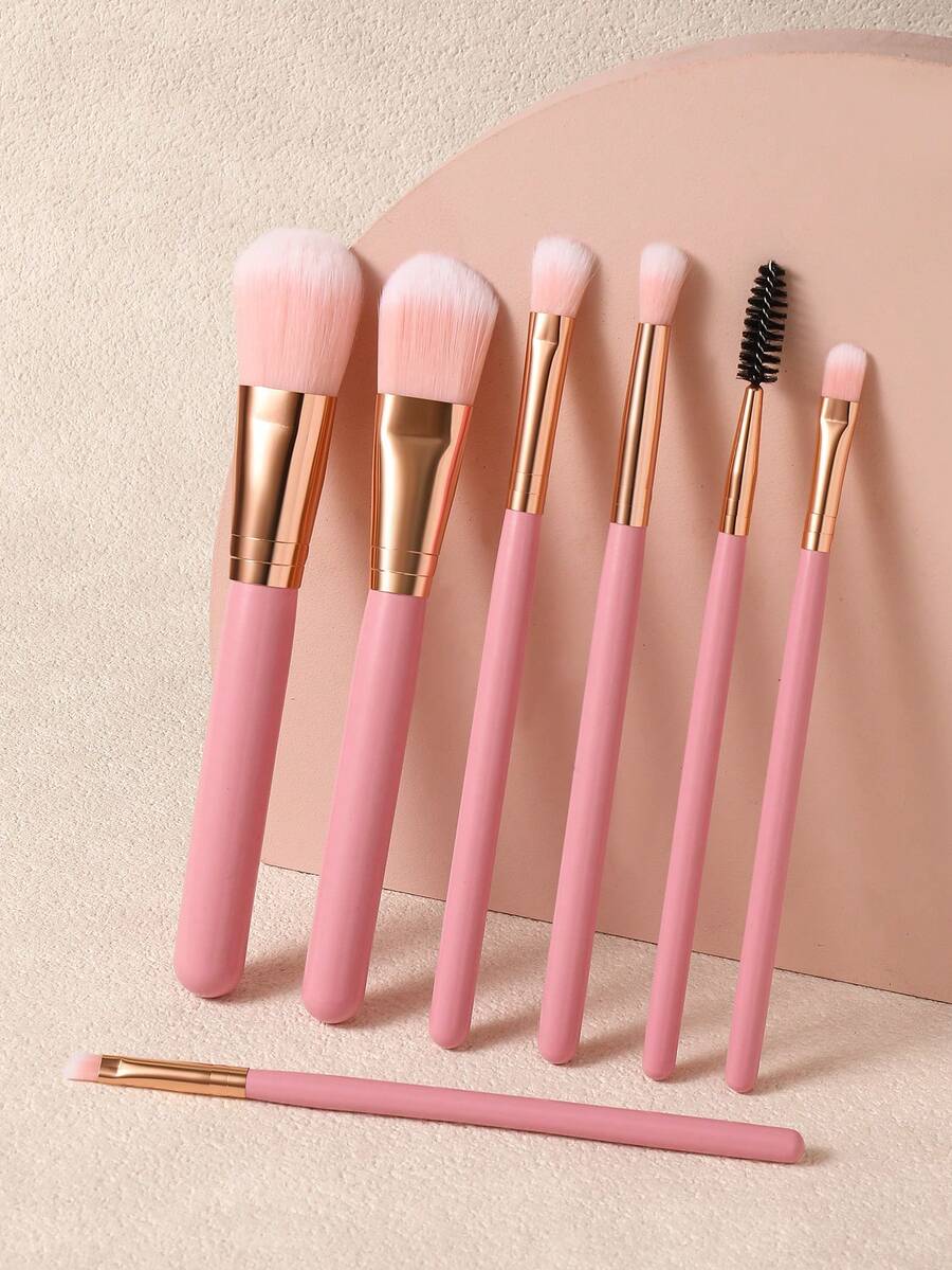 Bộ cọ trang điểm 7 món hoàn chỉnh: Cọ đa năng "tất cả trong một" - Lý tưởng cho người mới bắt đầu và sử dụng hàng ngày. Vật dụng cần thiết khi đi du lịch.