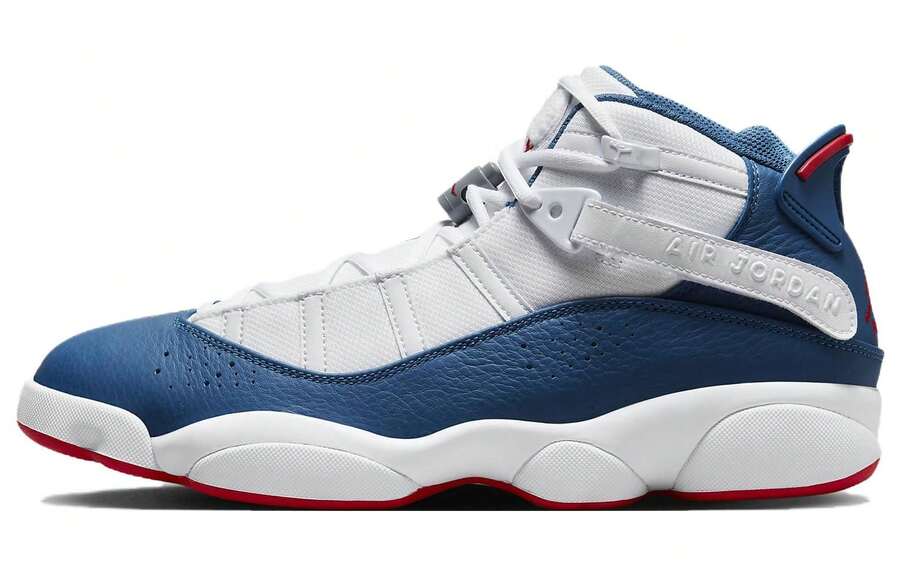 Jordan 6 Rings True Blue White Blue - White and Blue - View 1