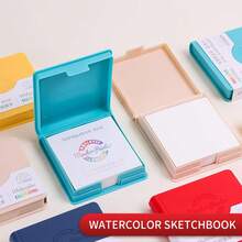 Languo Watercolor Sketchbook, Tear-Off Drawing Pad, 230gsm 50 Pages Mini Portable Art Painting Notebook - Single Piece - View 6