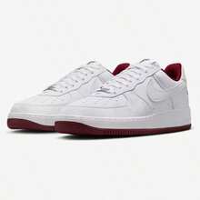 Nike KB Air Force 1 Low Men's White Team Red IB0018-101 - Red and White - View 6