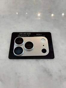 Scratch-Resistant, Shock-Proof Camera Lens Protective Case Compatible With Iphone 14/15/16 Pro Max - Can Be Instantly Converted To 17 Pro/17 Pro Max, Fashionable Design, Protection [Instant Replacement], Flash Light Cannot Be Used, Suitable For Daily Protection, Office, Home Daily Protection, Office, Home Phone Camera Protective Case, Waterproof, Anti-Drop, Anti-Scratch - Silver - View 9