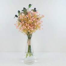 1 Bouquet, 35cm Artificial Gypsophila & Olive Branch Flower Bouquet, Plastic Flowers, Commonly Used For DIY Handicrafts, Home Floral Decor, Office Decoration, Wedding Bouquets, Holiday Party Flowers - Multicolor - View 7