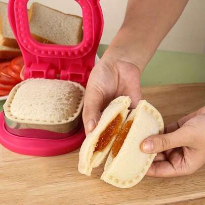 1pc Square Sandwich Cutter Mold - Ideal For Lunch Box Decoration, Essential Baking Tool, Toast Bread Cutting Mold