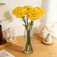 5 Stiele künstliche Nelkenblumen Strauß, ca. 29cm hoch, lebensechte Kunstblumen. Ideal als Geschenk für Mütter, enge Freundinnen und weibliche Verwandte zu Geburtstagen, Jahrestagen, Muttertag, Valentinstag, Hochzeiten, Partys und Weihnachten. Auch geeignet für Heim, Schlafzimmer, Wohnzimmer und Bürotisch Dekoration, um Romantik und Wärme in den Alltag zu bringen, Heimdekoration, lebensechter künstlicher Blumen Mittelstück. - Verschiedenfarbig - Übersicht 11