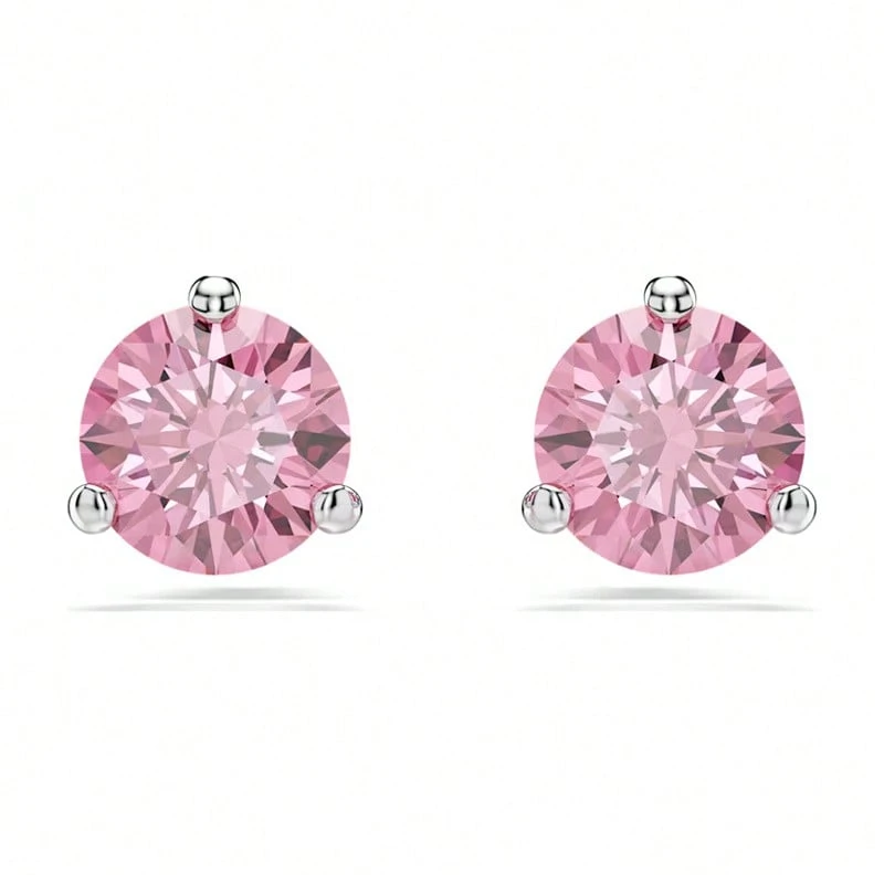 Bông tai nữ Swarovski Solitaire 5717577 - Hồng 5717577 - Xem 1