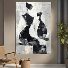 1 pieza Pintura Moderna Abstracta de Figura Femenina en Blanco y de  Extra Grande - Minimalista en Beige, Gris, p Blanco  Acento Dorado - Póster Grande para Decoración de Pared en Sala de Estar, Dormitorio, Oficina - Impresión en Lienzo sin Marco - Decoración Contemporánea para el Hogar - Paleta Neutra para Decoración Escandinava, Industrial, Moderna de Mediados de Siglo - Póster de Arte Minimalista Listo para Colgar, Arte de Pared Femenino, - Enmarcado - Ver 5