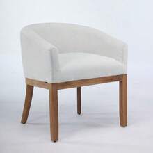 Dining Chairs - Beige + Chenille + Foam - View 4