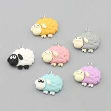 Assortment Of 5/10/20 Resin Animal Pendants In Various Colors, Perfect For DIY Jewelry Projects Such As Necklaces, Earrings, And Bag Charms. Makes An Ideal Small Gift For Family And Friends (Colors Are Random). - Multicolor - View 5