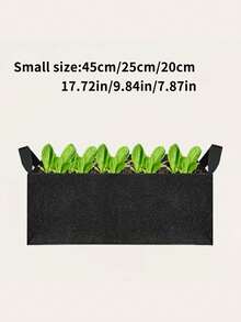 Large Capacity Multifunctional Foldable Planting Bags With Handles | Made Of Non-Woven Fabric, Suitable For Vegetables And Seedlings, Classic Rectangular Design, For Outdoor Use - Multicolor - View 4