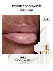 CHANEL Son dưỡng môi cacao 1.5g/0.05oz - Hoàn thiện satin #912 - Màu trắng mộng mơ, Kích thước du lịch - #912 Trong suốt - Xem 1