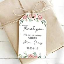 Customized Gift Tags Personalized Labels For Wedding Guest Favors Bridal Shower Baby Shower Birthday Party Thank You Tags Party Favor Decorations Wedding Gift For Guests - Irregular Hang Tag 2 - View 6