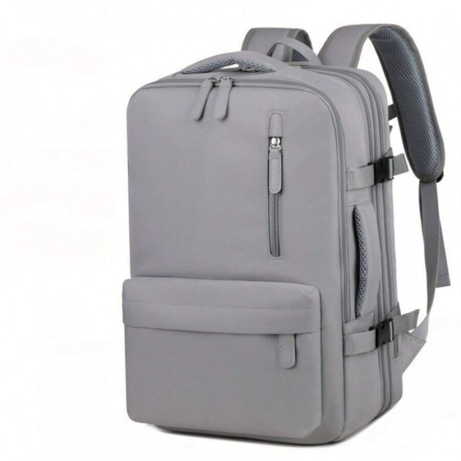 Neuer Großraum-Rucksack - Tragbare Geschäfts- und Reisetasche - Grau - Übersicht 1