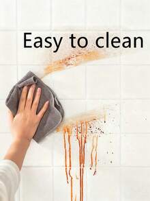 1pc Transparent Kitchen Backsplash Protector Film, Self-Adhesive Oil-Proof Wallpaper, Removable Wall Sticker For Cabinets And Home Decor, Economic And Practical Kitchen Accessory, Home Decoration, Renovation Sticker, Peelable Wallboard, Wallpaper, Spring Decor To Refresh Your Home, Rama Decorative Sticker - One Size - View 10