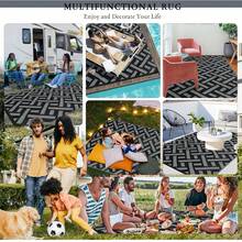 Sour Lemon Large Outdoor Rug, Outdoor Rugs Garden Rugs, Garden Mat For Patio, Easy Cleaning Patio Mat For Camping, Deck, Beach, Picnic-180x270cm - 藤編 - 查看 8