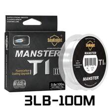 SeaKnight T1 II Fluorocarbon Coated Fishing Line, 100m/50m, Fluorocarbon Coating For Strength And Durability, Excellent For Casting And Hooking - White - View 28