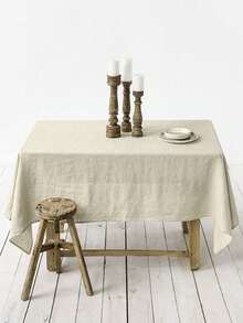 1 pieza Servilleta elegante de textura arrugada en beige, adecuada para restaurante, cocina, picnic al aire libre, decoración de mesa de comedor - Beis - Ver 2