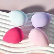 4pcs Makeup Sponge Set, Suitable For All Skin Types, Dry And Wet Use, Easy To Create Perfect Makeup Base, Applicable For Cream, Powder And Liquid Cosmetics. Ideal For Room Decor, Vanity Table, Travel, Bedroom Placement, And More. A Great Christmas Gift Choice, Essential Makeup Tool, Perfect Present For Beauty Lovers, Suitable For Gifting, Travel Essentials, And Various Scenarios. - Multicolor - View 6